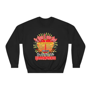 Unisex DryBlend® Crewneck Sweatshirt IF YOU LOVE GOD JOHN 14:15