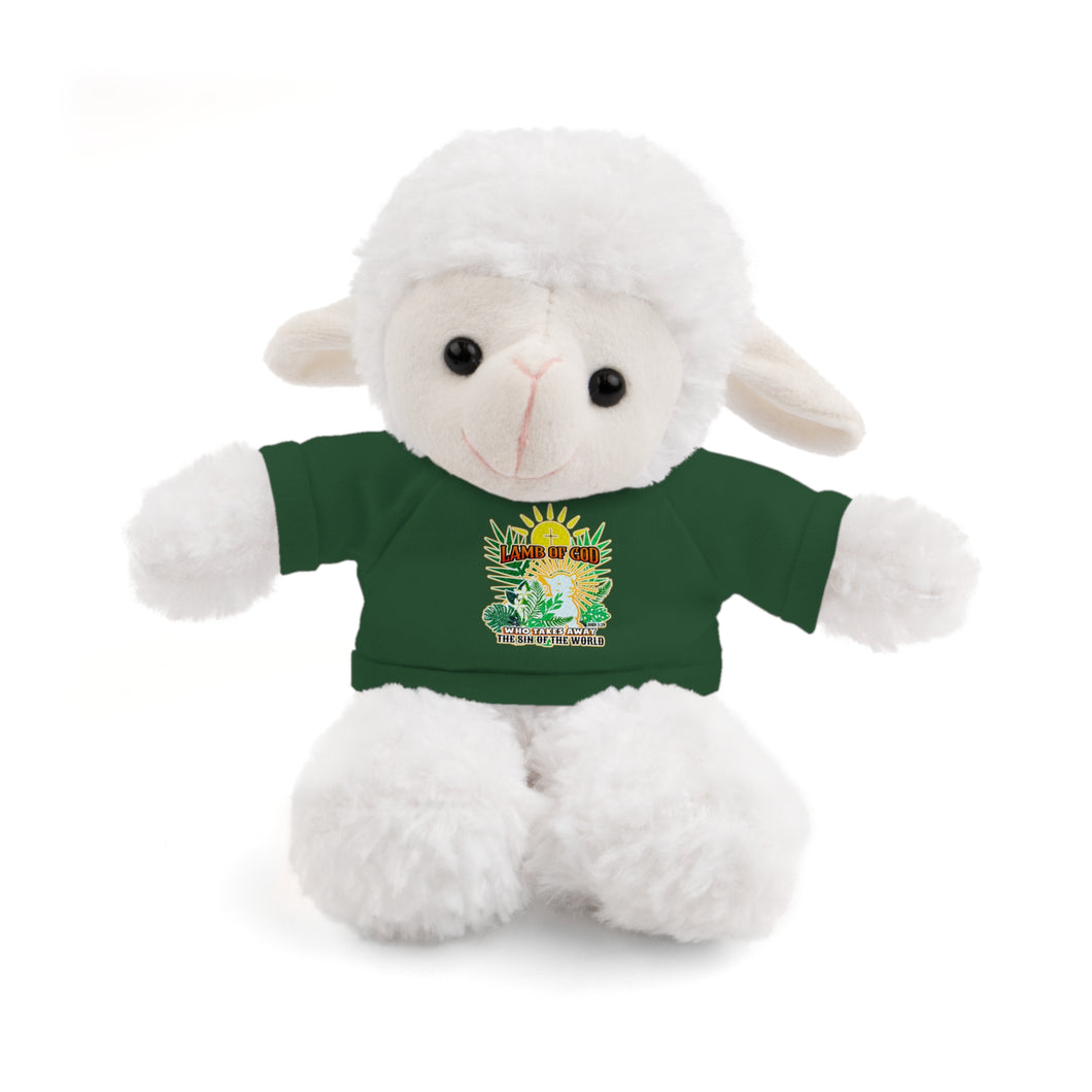 Sheep Stuffed Animal with Tee LAMB OF GOD John 1:29