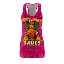 Load image into Gallery viewer, Women&#39;s Racerback Dress GOD&#39;S WORD SAVES
