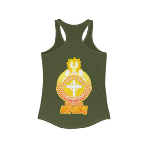 Women's Racerback Tank LORD MIGHTY IN BATTLE PSALM 24:8