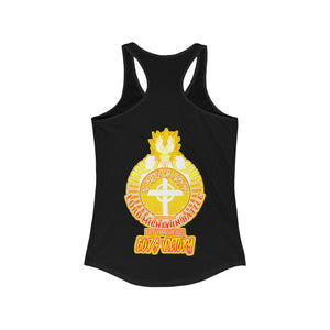 Women's Racerback Tank LORD MIGHTY IN BATTLE PSALM 24:8