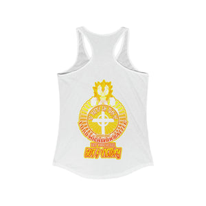 Women's Racerback Tank LORD MIGHTY IN BATTLE PSALM 24:8