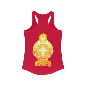 Women's Racerback Tank LORD MIGHTY IN BATTLE PSALM 24:8