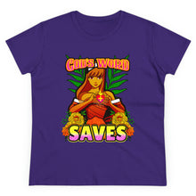 Load image into Gallery viewer, Women&#39;s Midweight Cotton Tee GOD&#39;S WORD SAVES
