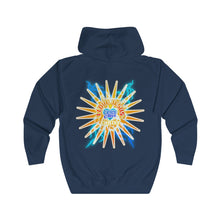 Load image into Gallery viewer, Unisex Full Zip Hoodie I LOVE JESUS
