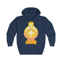 Load image into Gallery viewer, Unisex Full Zip Hoodie LORD MIGHTY IN BATTLE PSALM 24:8
