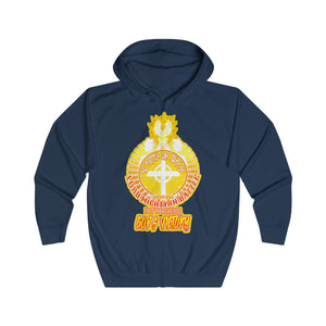 Unisex Full Zip Hoodie LORD MIGHTY IN BATTLE PSALM 24:8