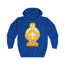 Load image into Gallery viewer, Unisex Full Zip Hoodie LORD MIGHTY IN BATTLE PSALM 24:8
