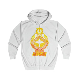 Unisex Full Zip Hoodie LORD MIGHTY IN BATTLE PSALM 24:8