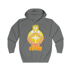 Unisex Full Zip Hoodie LORD MIGHTY IN BATTLE PSALM 24:8