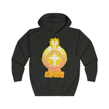 Load image into Gallery viewer, Unisex Full Zip Hoodie LORD MIGHTY IN BATTLE PSALM 24:8
