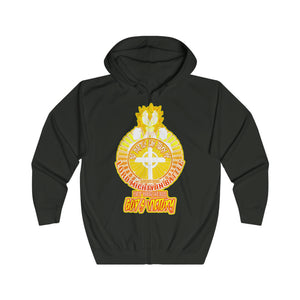 Unisex Full Zip Hoodie LORD MIGHTY IN BATTLE PSALM 24:8