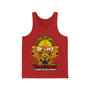 Unisex Jersey Tank PREPARE THE WAY FOR THE LORD MATTHEW 3 NIV