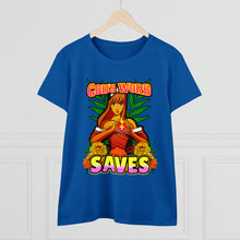 Load image into Gallery viewer, Women&#39;s Midweight Cotton Tee GOD&#39;S WORD SAVES
