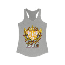 Load image into Gallery viewer, Women&#39;s Racerback Tank AWAKEN VOICE AND WORD OF HOLY SPIRIT LUKE 12:12
