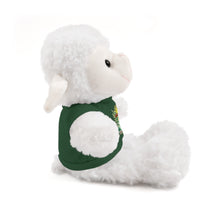 Load image into Gallery viewer, Sheep Stuffed Animal with Tee LAMB OF GOD John 1:29
