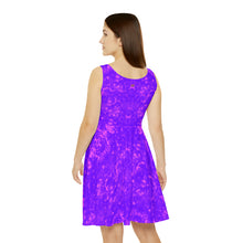 Load image into Gallery viewer, Women&#39;s Skater Neon Plum Dress
