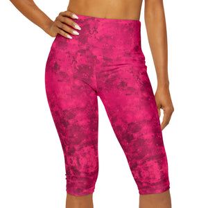 Pink Coral Capri Leggings