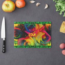 Load image into Gallery viewer, Love Roses Cutting Board
