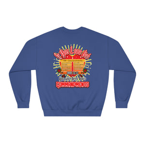 Unisex DryBlend® Crewneck Sweatshirt IF YOU LOVE GOD JOHN 14:15