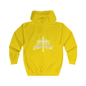 Unisex Full Zip Hoodie SPEAK JESUS