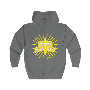 Unisex Full Zip Hoodie SPEAK JESUS