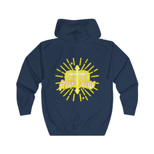 Unisex Full Zip Hoodie SPEAK JESUS