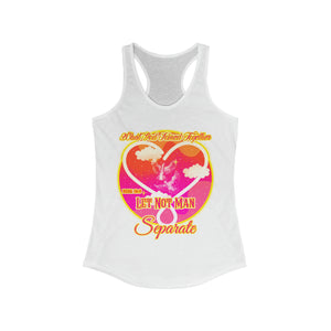 Women's Racerback Tank WHAT GOD JOINED TOGETHER MARK 10:9