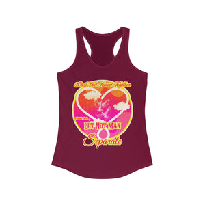 Women's Racerback Tank WHAT GOD JOINED TOGETHER MARK 10:9