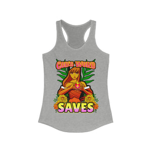 Women's Racerback Tank GOD'S WORD SAVES