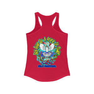 Women's Racerback Tank SPIRIT OF POWER, LOVE, AND SELF-CONTROL 2 TIMOTHY 1:7