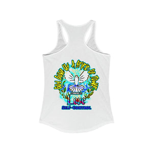 Women's Racerback Tank SPIRIT OF POWER, LOVE, AND SELF-CONTROL 2 TIMOTHY 1:7