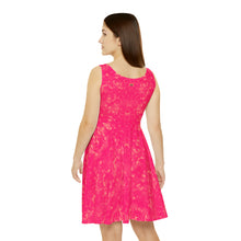 Load image into Gallery viewer, Women&#39;s Skater Bubble Gum Pink Dress
