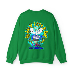 Unisex Heavy Blend™ Crewneck Sweatshirt SPIRIT OF POWER, LOVE, AND SELF-CONTROL 2 TIMOTHY 1:7