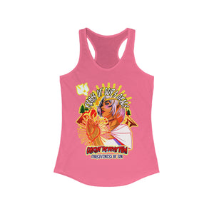 Women's Racerback Tank RICHES OF GOD'S GRACE EPHESIANS 1:7