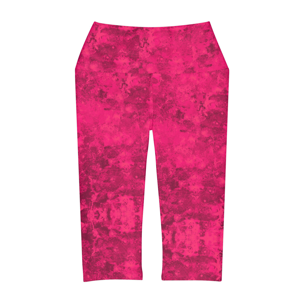 Pink Coral Capri Leggings