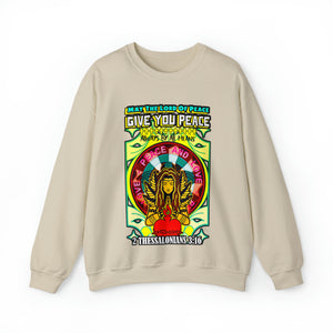 Unisex Heavy Blend™ Crewneck Sweatshirt LORD OF PEACE 2 THESSALONIANS 3:16 KJV