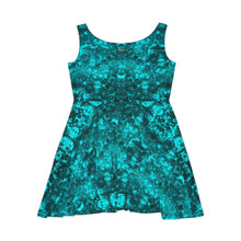 Load image into Gallery viewer, Women&#39;s Skater Teal Depths Dress
