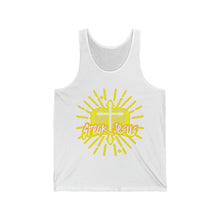 Load image into Gallery viewer, Unisex Jersey Tank SPEAK JESUS
