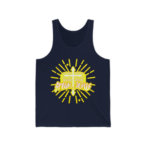 Unisex Jersey Tank SPEAK JESUS