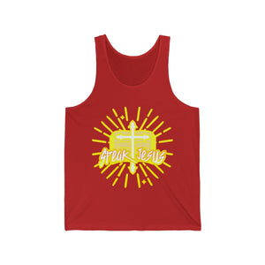 Unisex Jersey Tank SPEAK JESUS