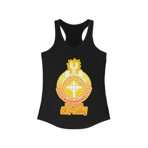 Women's Racerback Tank LORD MIGHTY IN BATTLE PSALM 24:8