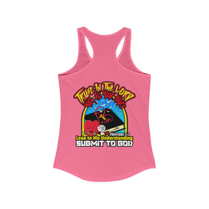 Women's Racerback Tank TRUST IN THE LORD PROVERBS 3:5