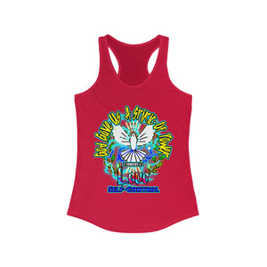 Women's Racerback Tank SPIRIT OF POWER, LOVE, AND SELF-CONTROL 2 TIMOTHY 1:7