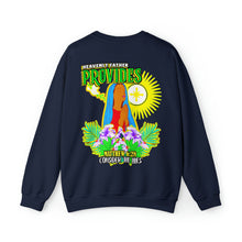 Load image into Gallery viewer, Unisex Heavy Blend™ Crewneck Sweatshirt HEAVENLY FATHER PROVIDES MATTHEW 6:28
