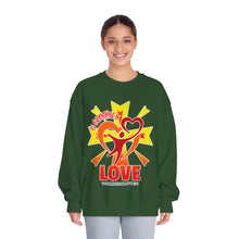 Load image into Gallery viewer, Unisex DryBlend® Crewneck Sweatshirt DO EVERYTHING IN LOVE 1 CORINTHIANS 16:14
