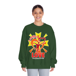 Unisex DryBlend® Crewneck Sweatshirt DO EVERYTHING IN LOVE 1 CORINTHIANS 16:14