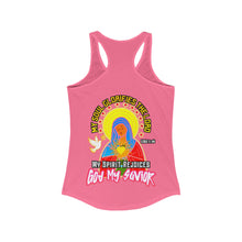 Load image into Gallery viewer, Women&#39;s Racerback Tank GOD MY SAVIOR LUKE 1:46
