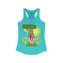 Load image into Gallery viewer, Women&#39;s Racerback Tank HEAVENLY FATHER PROVIDES MATTHEW 6:28
