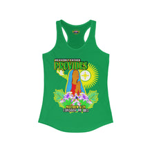 Load image into Gallery viewer, Women&#39;s Racerback Tank HEAVENLY FATHER PROVIDES MATTHEW 6:28
